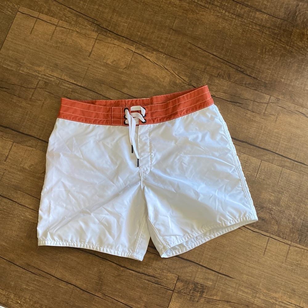 BIRDWELL Beach Britches California USA Sz 34 Mens Board Shorts LIMITED EDITION